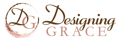 Designing GRACE logo icon and text